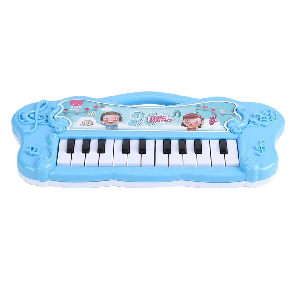 Ymiko Musical Keyboard Toy for Toddlers and Kids, Educational Learning Girls and Boys, Fun Childhood Development Musical Instrument (Blue)