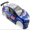 1/10 Scale RC Drift Racing Touring On Road Car Painted Body Shell, Spoiler Included, Pre-Cut, 258mm Wheelbase (Subaru STI Style) view 1