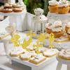 16Pcs Religious Baptism Cupcake Toppers - God Bless Cake Picks, Christian Dove Cross Decor, First Holy Communion, Christening Wedding Baby Shower Bridal Shower Party Decorations view 3