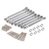 Rc Toys Accessories For MN For MN99s MN40 MN45 MN96 MN99 D90 D91 1/12 Metal Chassis Pull Rods Suspension Link Mount RC Car Upgrade Repairs Parts(Silver) view 1