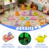 100pcs Mini Glow in The Dark Animal Resin Models Mystery Resin Animals Blind Bag Aquarium Decor Mini Luminous Farm Ocean Figures Animal Miniatures Fairy Garden Micro Landscape Design Random DIY view 3