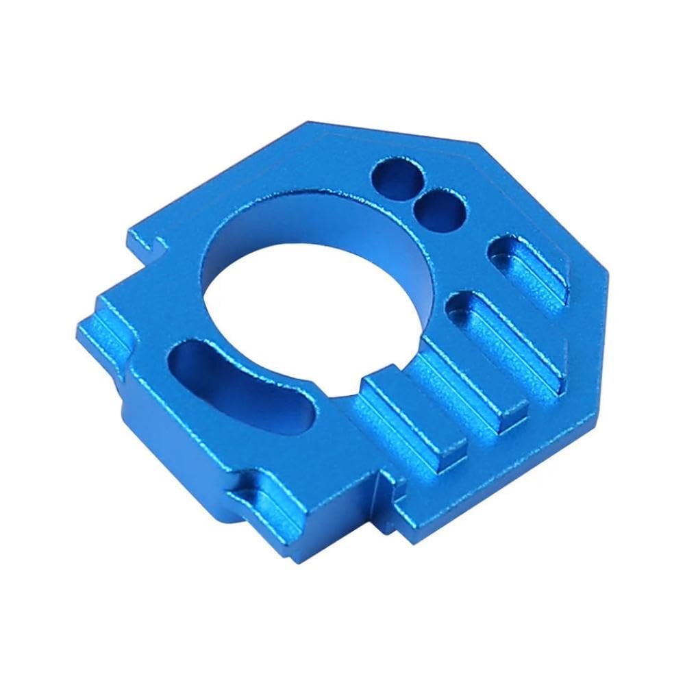 Adjustable Motor Mount with Metal Heatsink Compatible with 1 18 Scale Grom Compatible RC Car Upgrade Parts Accessories(Blue)