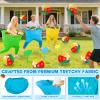 3 PCS Granny Pants Yard Game, Granny Pants Outdoor Party Game with 15 Bouncy Balls 3 Ground Stakes, Granny Pants Game for Group, Family Gatherings Birthday Party Gift, School Carnival Activitie view 4