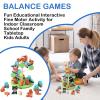 Balance Game, Wooden Stacking Bird Toys, Fun Educational Interactive Activity for Developing Fine Motor Skills for Indoor Play, Classroom, School, Family, Parties, or Learning Activities view 2