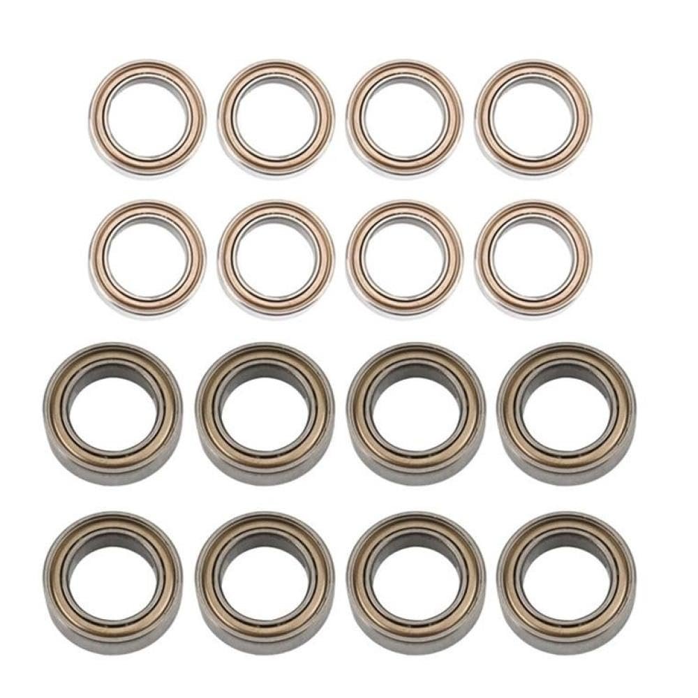 8pcs Bearing 16889 16889A 16890 16890A SG1601 SG1602 635953 793127 1/16 Size Compatible with RC Car Parts and Accessories(635953)