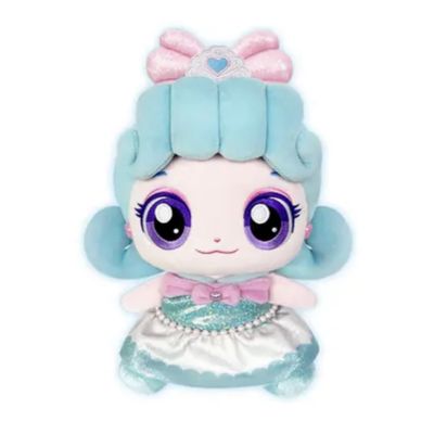 Catch Teenieping Princess Series Flitterping  25cm (11") with Ribbon Crown & Pastel Dress