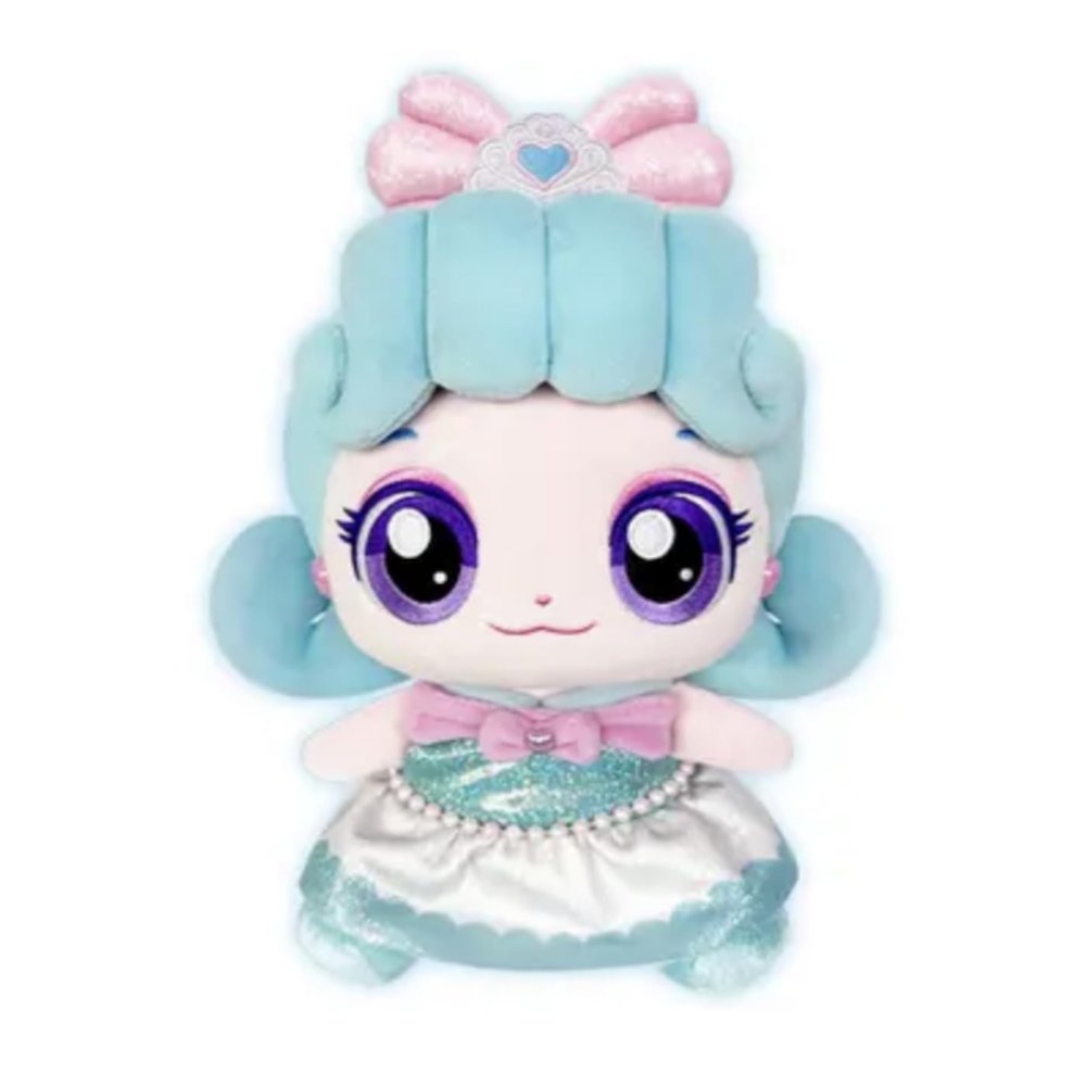 Catch Teenieping Princess Series Flitterping  25cm (11") with Ribbon Crown & Pastel Dress