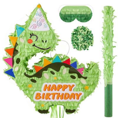 VinTS Large Dinosaur Piata,20 IN Kids Dino Piata Birthday decorations for Boys Birthday Party, Dinosaur Themed Party Game Activity Decor(20.516.13.1 in)