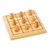 12x12cm Portable Wooden Game Set, Mini Chess, Checkers & Backgammon for Travel(Flying Chess) view 3