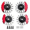 for RC Car Upgrade Aluminum Alloy Brake Disc + Calipers Kit for 1/10 TRAXXAS 4-TEC Drift Ford Mustang RC Car Accessories view 1
