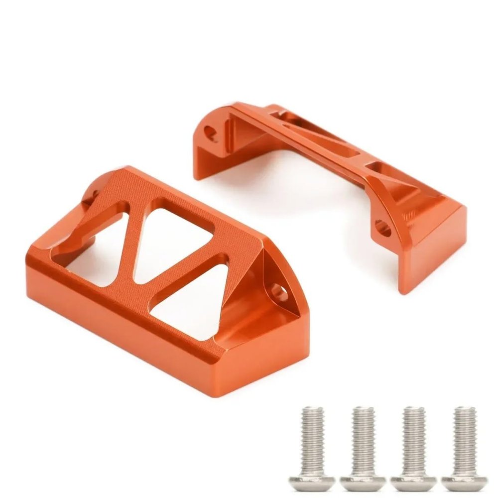 5345 25T Servo Horns 5315 Steering Guards Protector Alloy for RC Car Trax-xas 1/10 T-MAXX Revo 3. ERevo 2.0 Summit Slayer Pro(Guards Orange 2Pc)