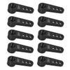 1pcs 10pcs 28 5mm 25T Metal Servo Arm Horn Compatible with 1 10 Scale RC Crawler Car Boat and Similar Servo Models(10pcs Black) view 1