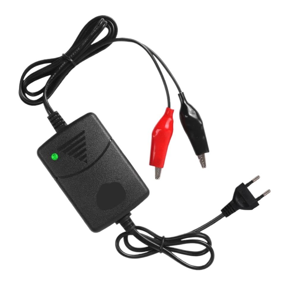12V 1.5A Motorcycle Charger Toy Car Power Adapter EU Compatible with Automotive Motorcycle Parts Garden Tool Parts for Rechargeable AGM Gel Lead Acid 5AH 7AH 9AH 12AH