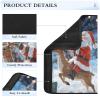Nexawaveo Strap Covers (10"7.7") 3D Santa Blue Extra Wide Shoulder Pads for Car Seats Strollers Backpacks view 4