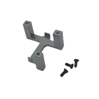 RC Toys Upgrades Parts For WLtoys 284131 For K969 K979 K989 K999 P929 P939 1/28 RC Car Spare Parts Metal Upgrade Servo Mount Accessories(Gray)