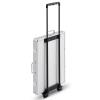 Dansydaisy 1000 Pcs Large Capacity Rolling Poker Chip Case Empty with Wheels and Telescoping Handle, 23.6" x 15" Aluminum Trolley Storage Case for Casino Tournament Travel (No Chips Included) view 1