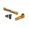 RC Car Accessories for SCY 1/16 16101 16102 16103 16104 16106 16201 for JJRC C8805 Q130A Q130B Q141 RC Metal Steering Assembly Servo Arm Link Rod Kit view 3