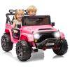 24V 2-Seater Electric Ride on Car for Kids, Ride on Car Toy for Kid,4x4 Truck with Remote Control,Spring Suspension, 3 Speeds, LED Lights, Bluetooth view 1