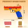 DIY Building Block Foam Blaster Set - Educational STEM Toy Gun with 100 Foam Darts & Display Stand for Teens 14+ view 2