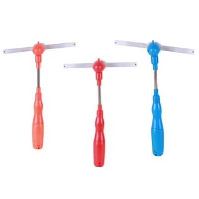 3Pcs Spinning Light up Toy, Safe & Fun LED Light up Spinning Wand with Music, Plastic Windmill for Kids Birthday Party Favors, Random Color Toys Toy