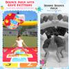 AKEYDIY Inflatable Bounce House for Kids 3-12, 15.2x8.3x7 ft Bouncy House w/Large Bounce Area, Extra Wide Slide, 2 Basketball Hoops, Removable Volleyball Net, Dart Ball Set, Blower Included view 3