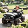 12V Kids Ride on Truck Car,12v Kids Ride-on Car with Parent Remote Control,Features Spring Suspension, Bluetooth Music, Horn, LED Lights & 3 Speed Settings view 2