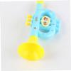 2Pcs Plastic Trumpet Toy Baby Music Horn Hooter Toy Early Musical Instrument Educational Toys for Children Random Color Kids Music Trumpet Horn Toys Cartoon view 3