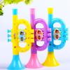 2Pcs Plastic Trumpet Toy Baby Music Horn Hooter Toy Early Musical Instrument Educational Toys for Children Random Color Kids Music Trumpet Horn Toys Cartoon view 4