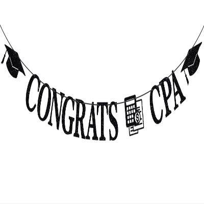 Congrats CPA Banner, In My Accountant Era, Congrats Accountant, Accounting Graduation Party Decorations