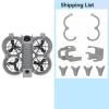 3-in-1 Anti-Collision Protection Set for DJI NEO2, Propeller Guards, 22mm Landing Gear, Lens Gimbal Bumper Guard & Tail Wing Protector, Lightweight Full-Body Shield for Safe Flight & Landing (Gray - No Image Transmission) view 3