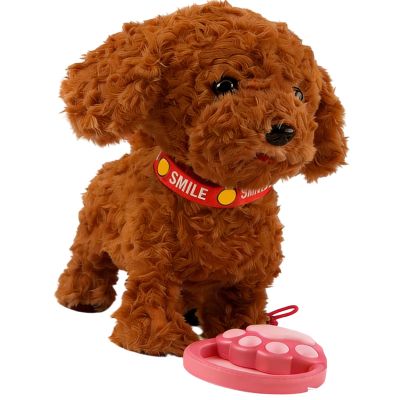 VOQGHTU Wuffy Robot Dog,Realistic Robot Puppy,Robotic Puppy Dog Realistic,Interactive Robot Dog That Acts Like A Real Dog,with Touch Sensing, Voice Mimic Sounds, Leash Remote for Adults