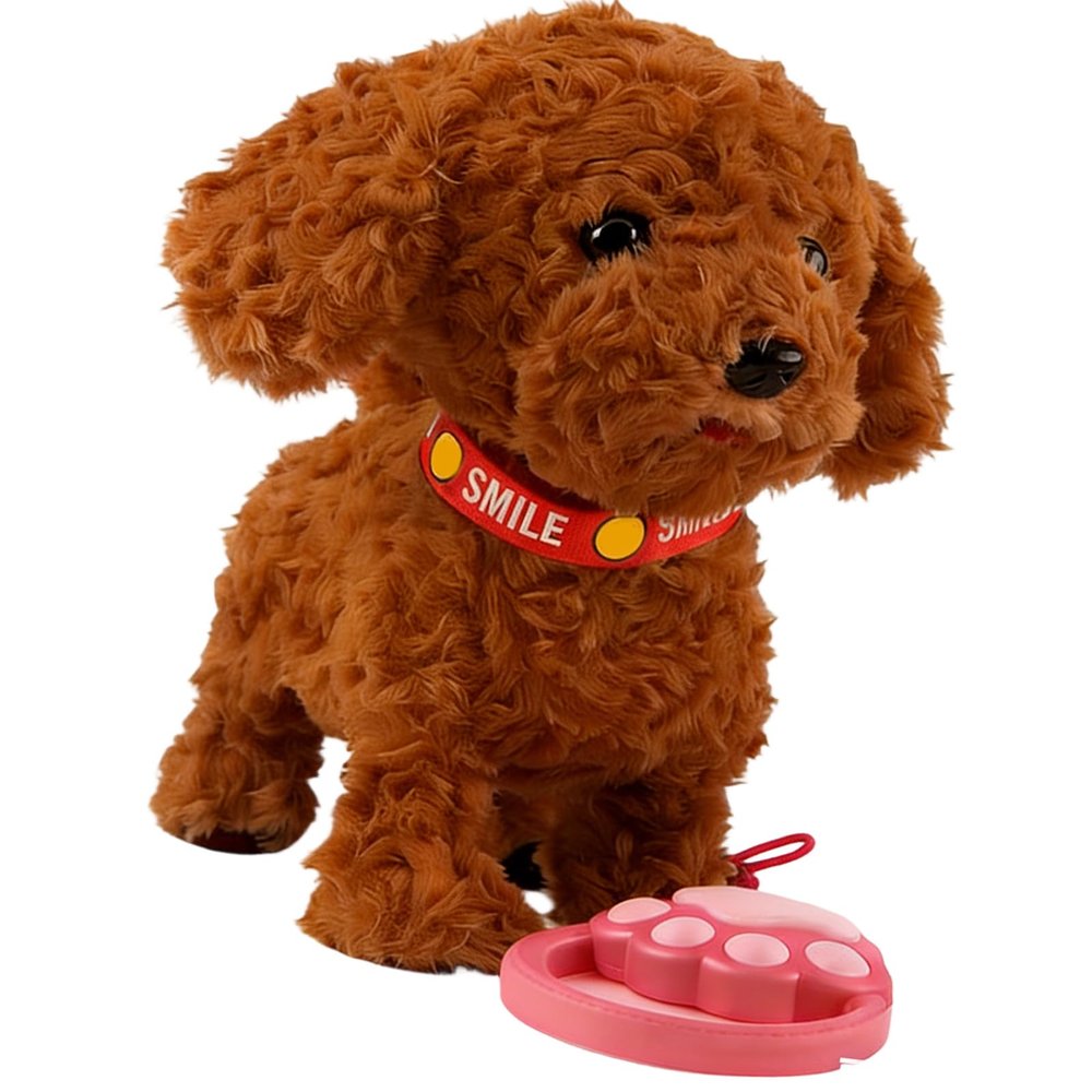 VOQGHTU Wuffy Robot Dog,Realistic Robot Puppy,Robotic Puppy Dog Realistic,Interactive Robot Dog That Acts Like A Real Dog,with Touch Sensing, Voice Mimic Sounds, Leash Remote for Adults