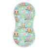 WIFIU Owl Floral Branch Tea Cup Baby Muslin Burp Cloths for Newborn Boys Girls, 4 Layer Cotton Soft Absorbent Baby Burping Washcloths 1 Pack view 1