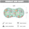 WIFIU Owl Floral Branch Tea Cup Baby Muslin Burp Cloths for Newborn Boys Girls, 4 Layer Cotton Soft Absorbent Baby Burping Washcloths 1 Pack view 3