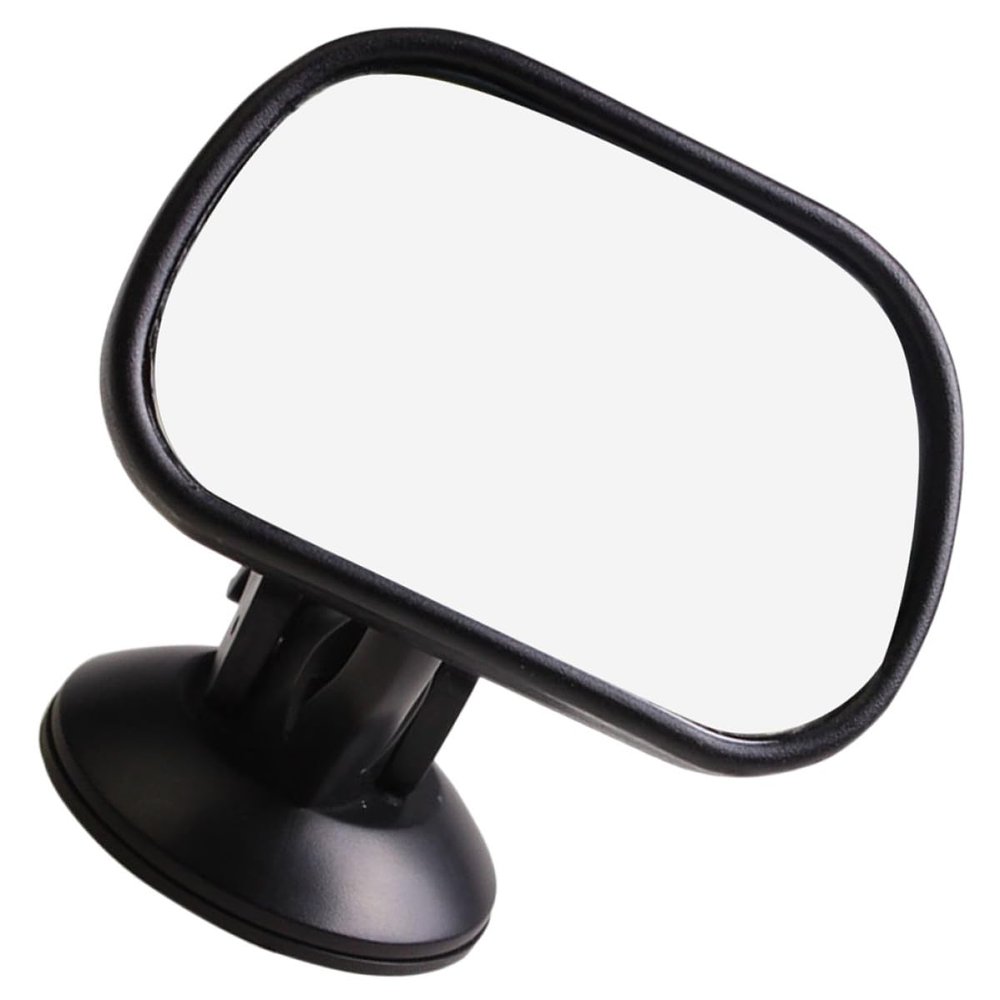 BESPORTBLE Backseat Mirror Suction Cup, Rearview Interior Mirror for Car Seat Observation, Shatterproof Protective Film, Wide View for Rear Facing Use