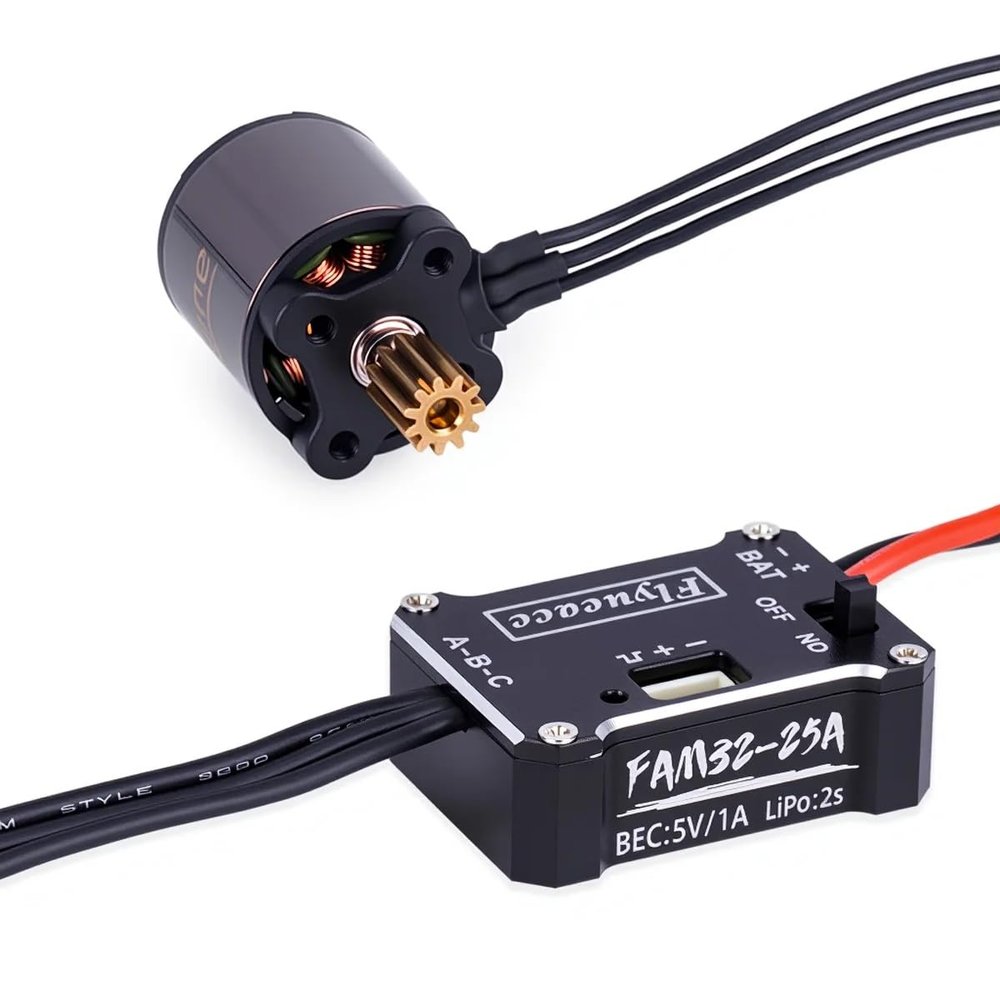 25A ESC 1212 3500KV Outer Rotor Brushless Motor Kit for TRX4M Upgrade 1/18 RC Crawler Accessories