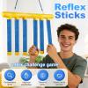 PATAZOK The Ultimate Reflex Challenge: Drop Stick Catching Game | Adjustable Speed, Reflective Sticks for All Ages Blue view 2