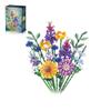 Artificial Botanical Flower Bouquet Building Blocks Set, 1183Pcs DIY Wildflower & Tropical Flower, Home Office Desk Decor, Gift for 14+ Girls Women Teens Birthday Mother's Day Christmas Anniversary view 1