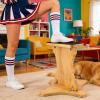 Cheerleading For Balance Trainers, Sturdy And Stable Construction, 35.5x31.5cm, Wooden Flyer Cheer Stand, Balance Stunt Training Equipment, Detachable Design, For Home, Gyms, Yoga Rooms, Or Classrooms view 4
