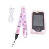 Qiilu Kids Smart Phone, Toddler Learning Toys for Boys and Girls Age 3-10 with 2.8 Inch Touchscreen Dual Cameras Games Music Player 32GB Memory Card (Pink) view 2