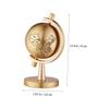 BESPORTBLE Brass Rotating Desktop Globe with Base for Home and Office Decor, Small Tabletop Globe Educational for Adults and view 4