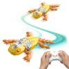 Crawler Gecko Toy - 35x16x4.5cm 360 Degree Rotating Led Eyes | Wall Crawler Gecko Remote Control for Boys Girls Preschoolers Pupils Teens Halloween Christmas view 1