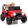 24V 2-Seater Electric Ride on Car for Kids, Ride on Car Toy for Kid,4x4 Truck with Remote Control,Spring Suspension, 3 Speeds, LED Lights, Bluetooth view 1