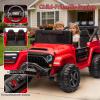 24V 2-Seater Electric Ride on Car for Kids, Ride on Car Toy for Kid,4x4 Truck with Remote Control,Spring Suspension, 3 Speeds, LED Lights, Bluetooth view 3