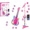 Girls Microphone Play Set,Karaoke Machine with Music&Light,Microphone Toys with Stand,Adjustable Height Karaoke Machine Toys for Kids,Toddlers,Child view 1