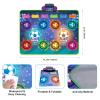 Qudinip Double Player Dance Mat, Interactive Challenging Levels Electronic Dance Mat for Kids, Plastic PE Fabric 105.5 x 80cm view 2