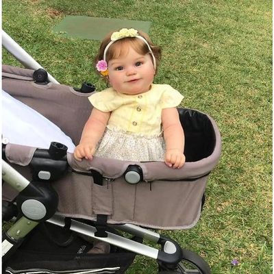 Anano Baby Doll Girl with Accessories 20inch Reborn Babys Dolls Silicone Full Body Girls Vinyl Toys Realistic Newborn Baby Doll Real Life Babys Dolls Silicone Full Body Girls