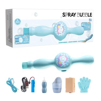 Magical Bubble Wand, Portable Bubble Maker, Lightweight Wand Easy to Carry for Outdoor, Entertainment Parks Beaches Picnics Fun Time Automatic Machine
