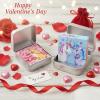 2 Pack Valentines Magnetic Cubes, Magnetic Cubes Travel Toys, Comes with DIY Greeting Cover, Party Favors, School Supplies, Boys and Girls Exchange Valentine's Day Classroom Gifts view 3