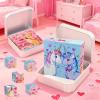 2 Pack Valentines Magnetic Cubes, Magnetic Cubes Travel Toys, Comes with DIY Greeting Cover, Party Favors, School Supplies, Boys and Girls Exchange Valentine's Day Classroom Gifts view 4